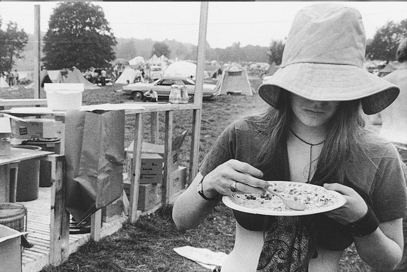 Girl Woodstock 1969